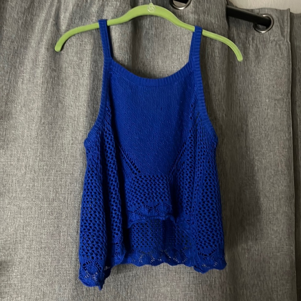 Atmosphere Blue Knitted tank